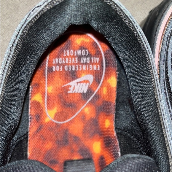 Retro Nike Air Max 97 Black, pink, Sneakers, w/ reflective design. - Picture 6 of 9